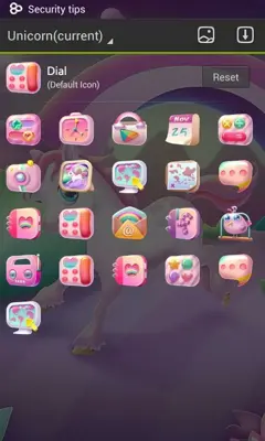 unicorn GOLauncher EX Theme android App screenshot 0